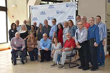 People posing for a photo