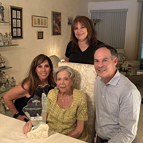 Estella Dreese and her family